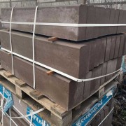 Бордюр тротуарний 80мм (Коричневий, Чорний)