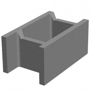 Блок 30 (сірий) незмінної опалубки