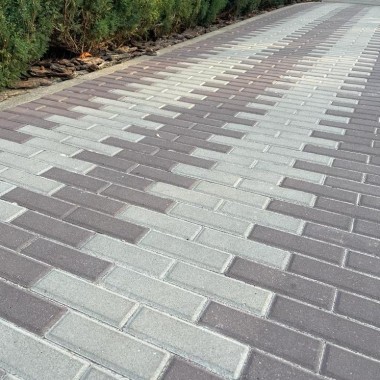 Цегла вузька (коричневий, сірий)